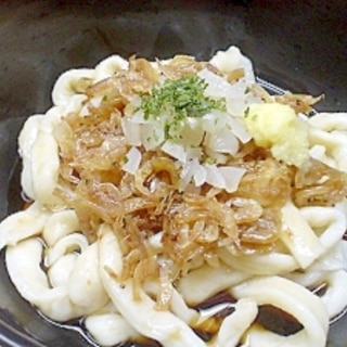 干し海老のぶっかけうどん